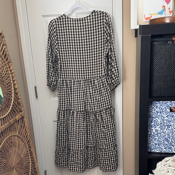 Petal & Pup Gingham Long Sleeve Dress - Picture 7 of 7